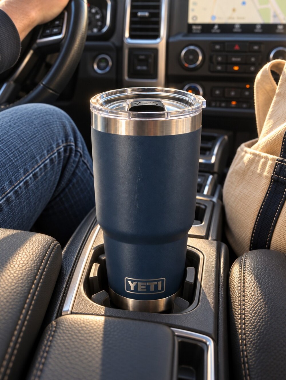 YETI Rambler 30 oz Navy Blue Tumbler | MagSlider Lid | Unused